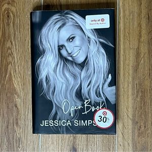 Jessica Simpson OPEN BOOK Hand Signed Autographed Hardcover Biography Britney
